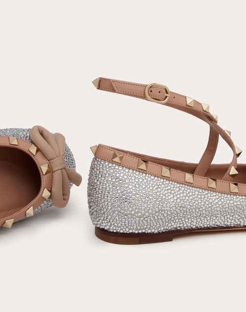 Red Valentino BALLERINA ROCKSTUD CON CRISTALLI Fino al 55% di sconto