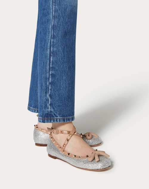 Red Valentino BALLERINA ROCKSTUD CON CRISTALLI Fino al 55% di sconto