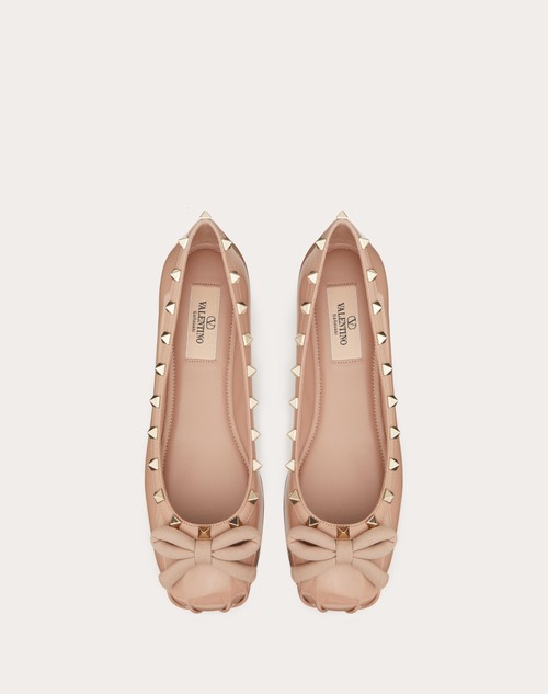 Red Valentino BALLERINA ROCKSTUD IN VERNICE Super sconto