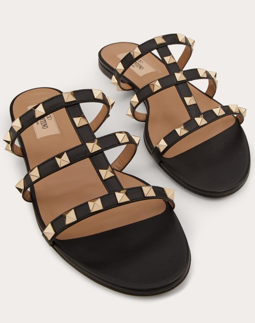 Red Valentino SANDALO SLIDER BASSO ROCKSTUD IN VITELLO Italy