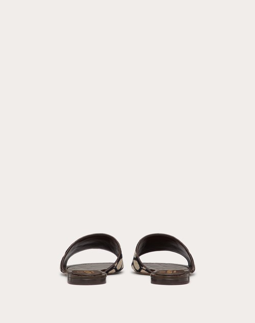 Red Valentino SANDALO SLIDE IN TOILE ICONOGRAPHE Acquista Ora