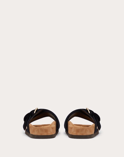 Red Valentino SANDALO SLIDE FUSSFRIEND IN VELLUTO 30MM Fino Al -60%