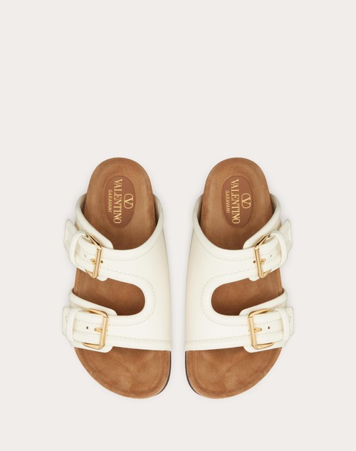 Red Valentino SANDALO SLIDE FUSSFRIEND IN VITELLO 30MM Affare Del Giorno