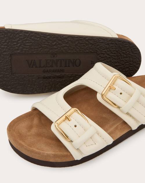 Red Valentino SANDALO SLIDE FUSSFRIEND IN VITELLO 30MM Affare Del Giorno