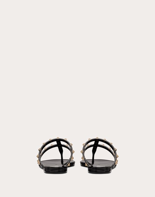 Red Valentino SANDALO INFRADITO BASSO ROCKSTUD IN GOMMA Sconto