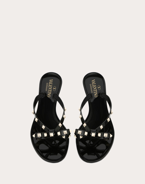 Red Valentino INFRADITO ROCKSTUD IN GOMMA Offerta