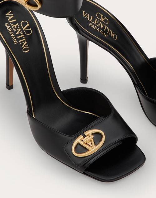 Red Valentino SANDALO VLOGO LOCKER IN VITELLO 105MM Online