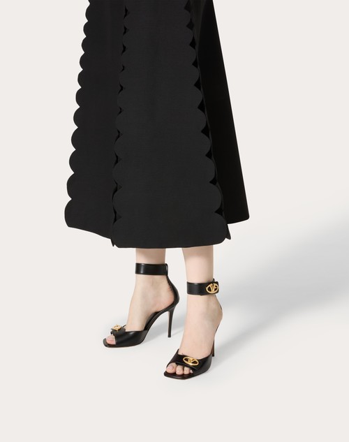 Red Valentino SANDALO VLOGO LOCKER IN VITELLO 105MM Online