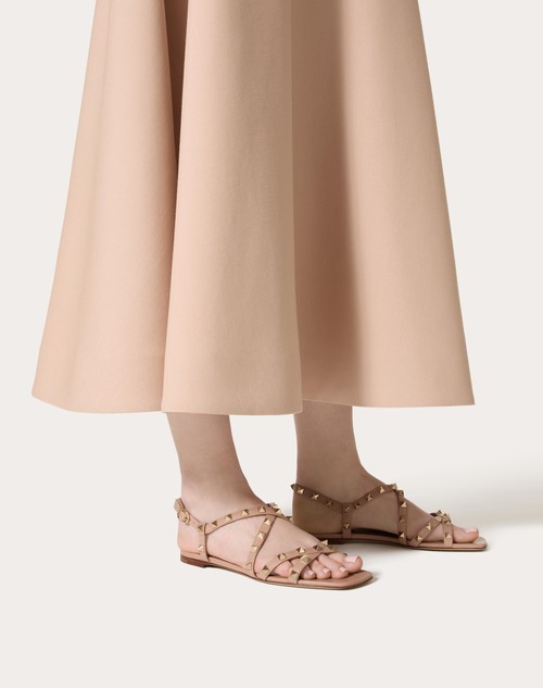 Red Valentino SANDALO ROCKSTUD IN VITELLO CON CINTURINI Saldi