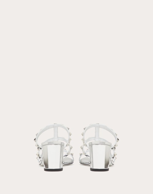 Red Valentino SANDALO SLIDER ROCKSTUD IN SPECCHIO 60MM Moda