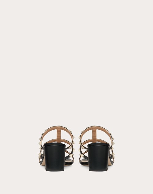 Red Valentino SANDALO SLIDER ROCKSTUD IN VITELLO 60MM Sconto di tempo limitato