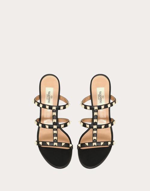 Red Valentino SANDALO SLIDER ROCKSTUD IN VITELLO 60MM Negozio online di fabbrica