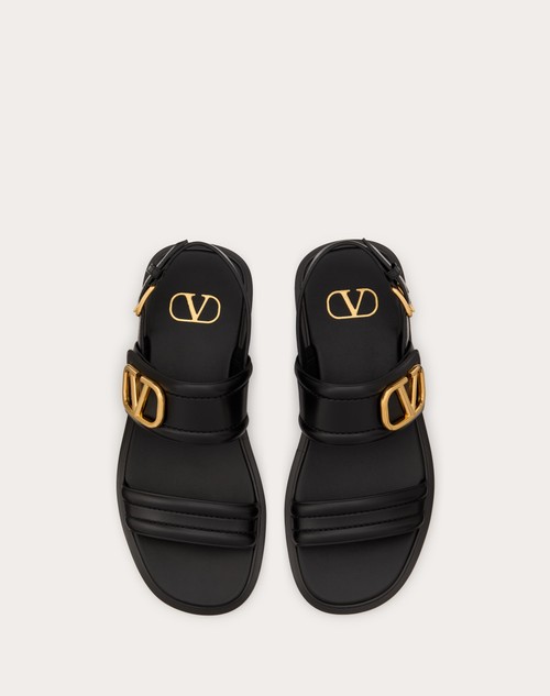 Red Valentino SANDALO VLOGO SIGNATURE IN VITELLO Offerta San Valentino