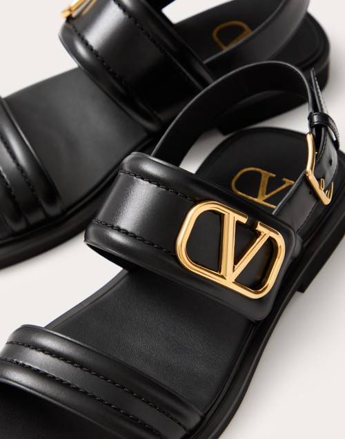 Red Valentino SANDALO VLOGO SIGNATURE IN VITELLO Offerta San Valentino
