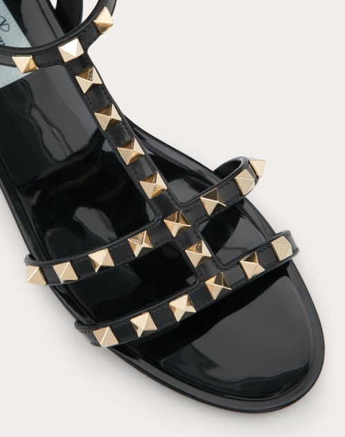 Red Valentino SANDALO BASSO ROCKSTUD IN GOMMA Offerta temporanea