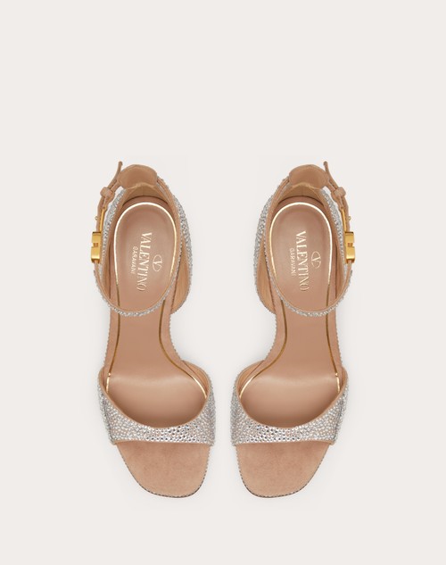 Red Valentino SANDALO VALENTINO GARAVANI TAN-GO CON CRISTALLI 100MM Lightning offer
