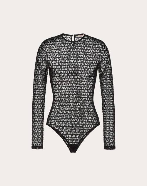 Red Valentino BODY IN TULLE TOILE ICONOGRAPHE Offerte speciali