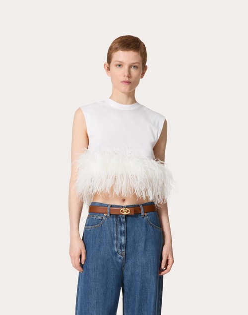 Red Valentino TOP IN JERSEY COTTON Offerta settimanale