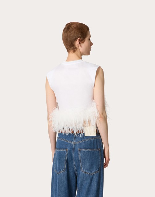 Red Valentino TOP IN JERSEY COTTON Offerta settimanale
