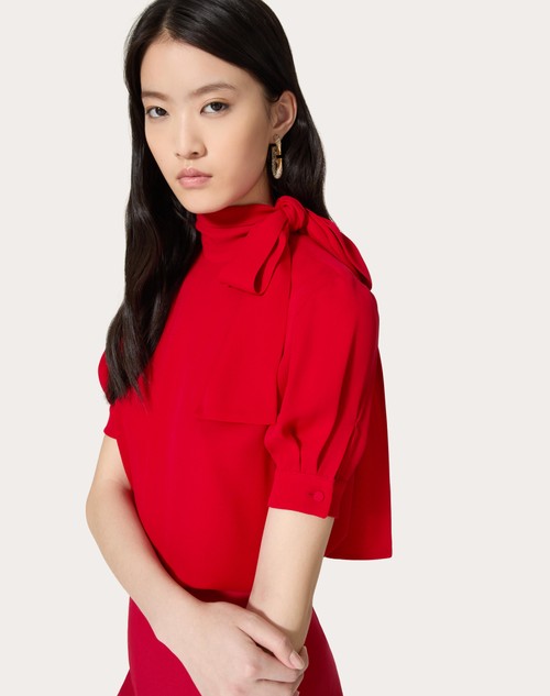 Red Valentino TOP IN GEORGETTE Only for today