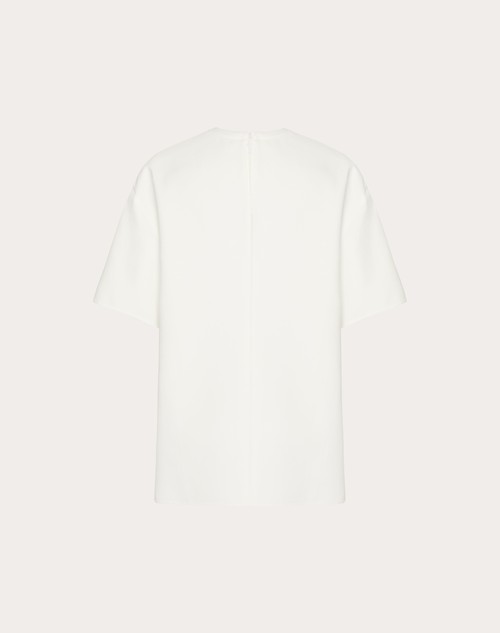 Red Valentino TOP IN LIGHT DOUBLE SPLITTABLE GABARDINE Officina
