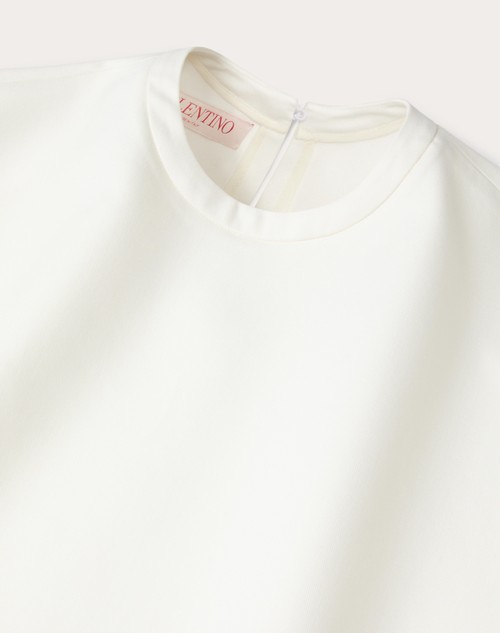 Red Valentino TOP IN LIGHT DOUBLE SPLITTABLE GABARDINE Officina