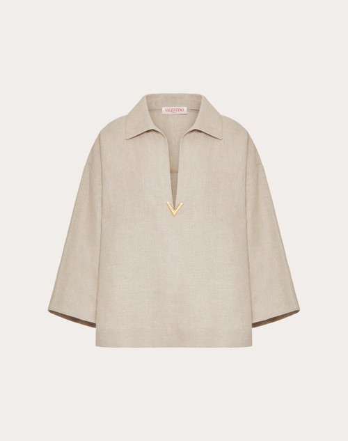 Red Valentino TOP IN TELA LINO Limitato a 3 giorni
