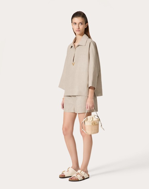 Red Valentino TOP IN TELA LINO Limitato a 3 giorni