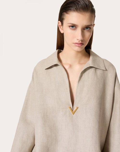 Red Valentino TOP IN TELA LINO Limitato a 3 giorni