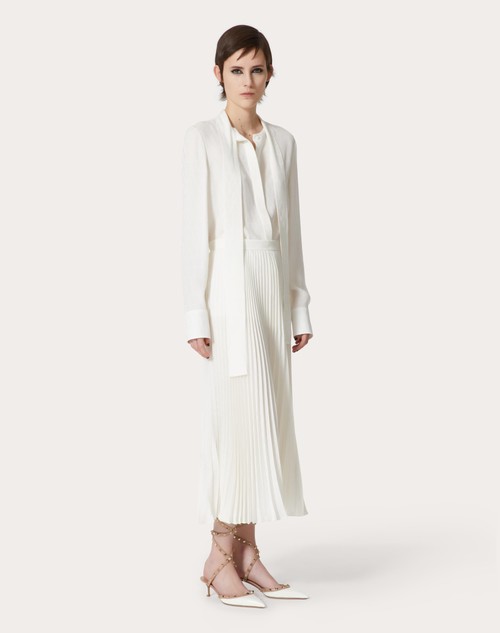 Red Valentino CAMICIA IN SILK JACQUARD TOILE ICONOGRAPHE Duty-free