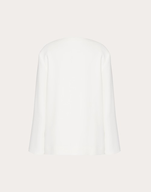 Red Valentino TOP IN CADY COUTURE Sconti questo mese