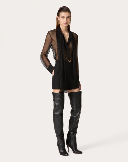 Red Valentino CAMICIA IN CHIFFON Spedizione Gratuita
