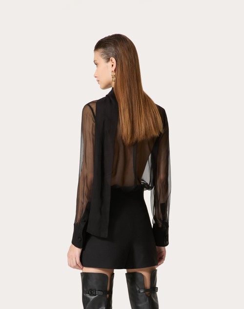 Red Valentino CAMICIA IN CHIFFON Spedizione Gratuita