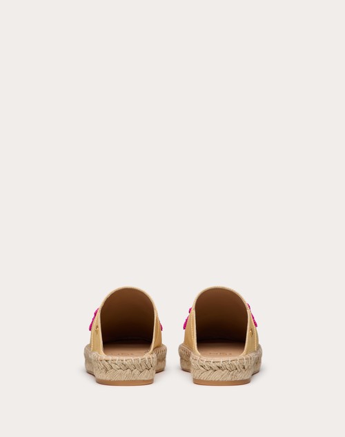 Red Valentino MULE VALENTINO GARAVANI ESCAPE IN RAFIA CON RICAMO STARFISH 25MM Promozione Limitata
