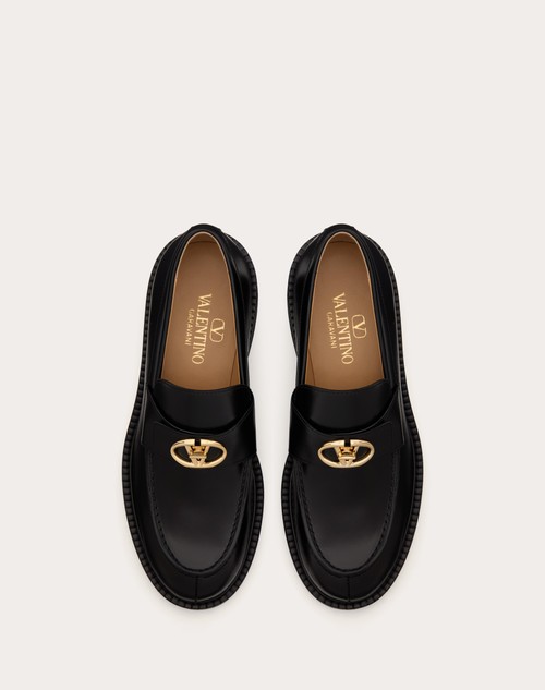 Red Valentino MOCASSINO VLOGO LOCKER IN VITELLO 40MM Vendita Economica