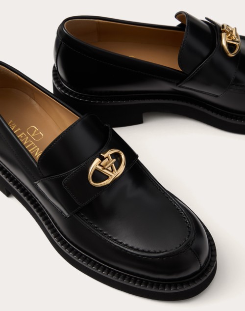 Red Valentino MOCASSINO VLOGO LOCKER IN VITELLO 40MM Vendita Economica