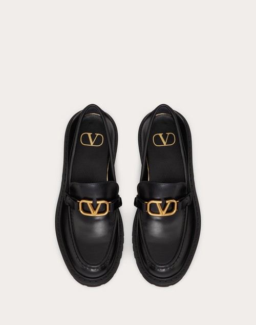 Red Valentino MOCASSINO VLOGO SIGNATURE IN VITELLO Saldi Di Fabbrica