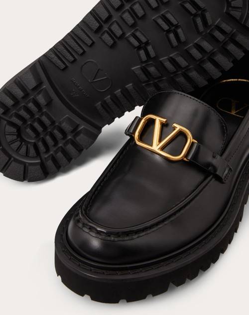 Red Valentino MOCASSINO VLOGO SIGNATURE IN VITELLO Saldi Di Fabbrica