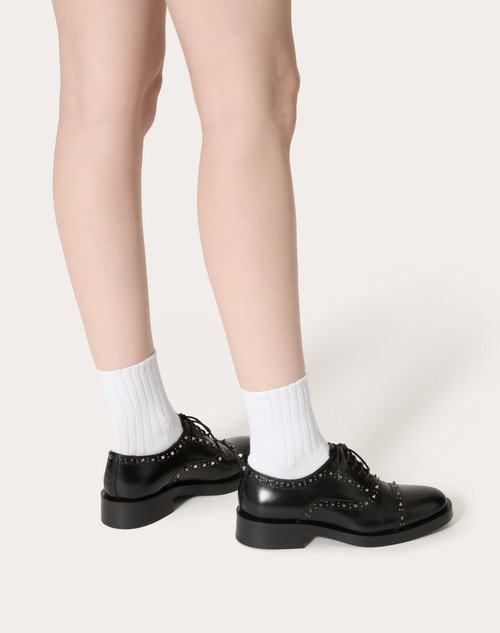 Red Valentino SCARPA STRINGATA OXFORD VALENTINO GARAVANI GENTLEGLAM IN VITELLO Vendite Flash