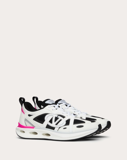 Red Valentino SNEAKER VLOGO EASYJOG IN VITELLO E TESSUTO Offerta speciale