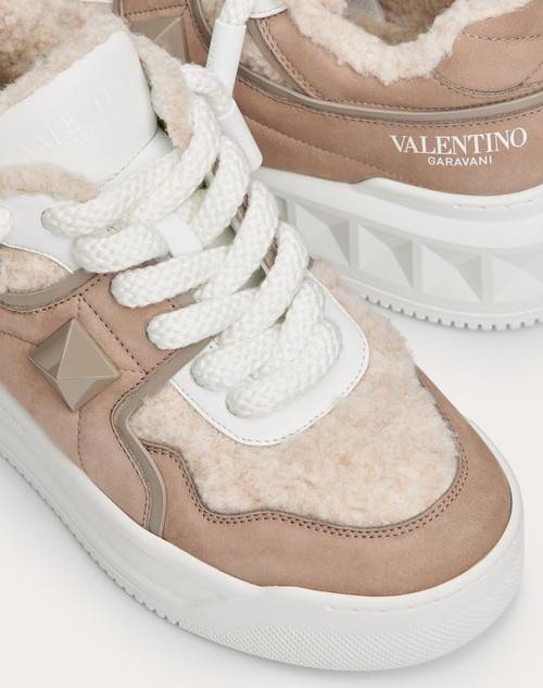 Red Valentino SNEAKER ONE STUD XL IN NABUK E LANA Flash Sale