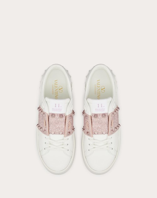 Red Valentino SNEAKER FLATFORM ROCKSTUD UNTITLED IN VITELLO CON MICRO BORCHIE Black Friday