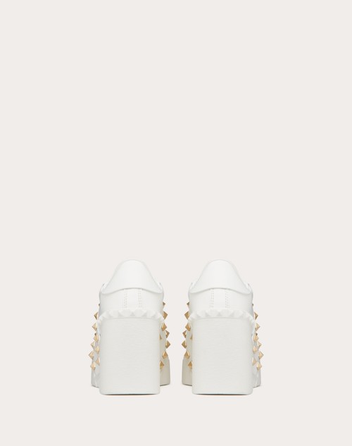 Red Valentino SNEAKER CON ZEPPA OPEN DISCO IN VITELLO 85MM Offerta natalizia