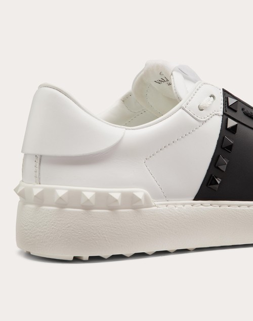 Red Valentino SNEAKER ROCKSTUD UNTITLED IN VITELLO CON BORCHIE IN TONO Offerta Giorno del Papà