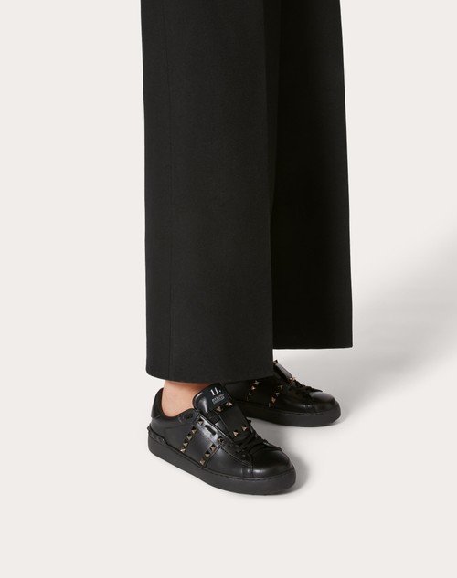 Red Valentino SNEAKER ROCKSTUD UNTITLED NOIR IN VITELLO Offerta Anniversario