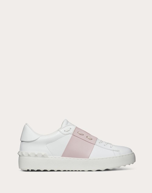 Red Valentino SNEAKER OPEN IN VITELLO Smaltimento dello stoccaggio