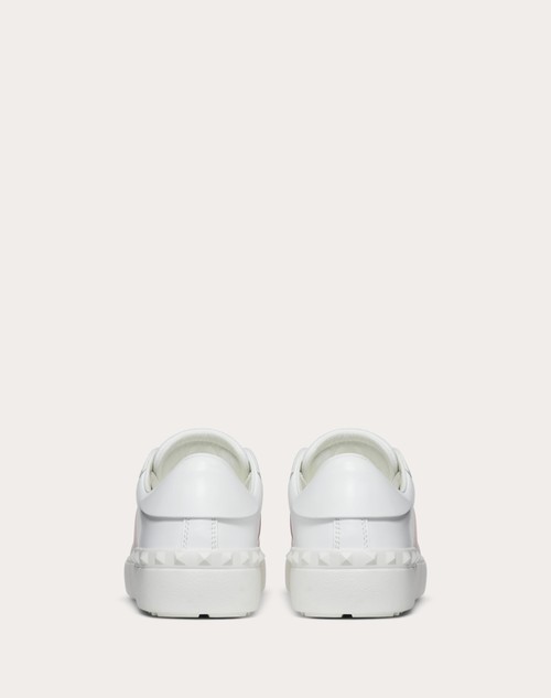 Red Valentino SNEAKER OPEN IN VITELLO Smaltimento dello stoccaggio