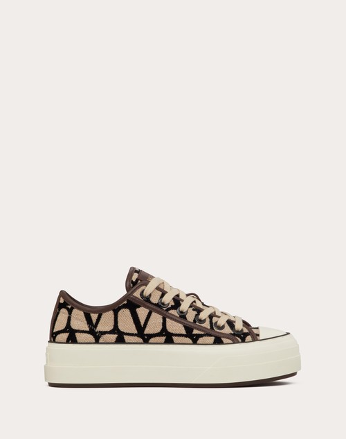 Red Valentino SNEAKER TOTALOOP XL IN TOILE ICONOGRAPHE Offerta migliore