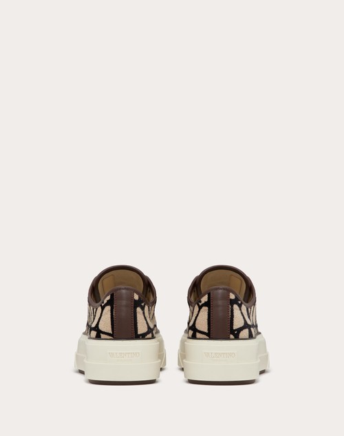 Red Valentino SNEAKER TOTALOOP XL IN TOILE ICONOGRAPHE Offerta migliore