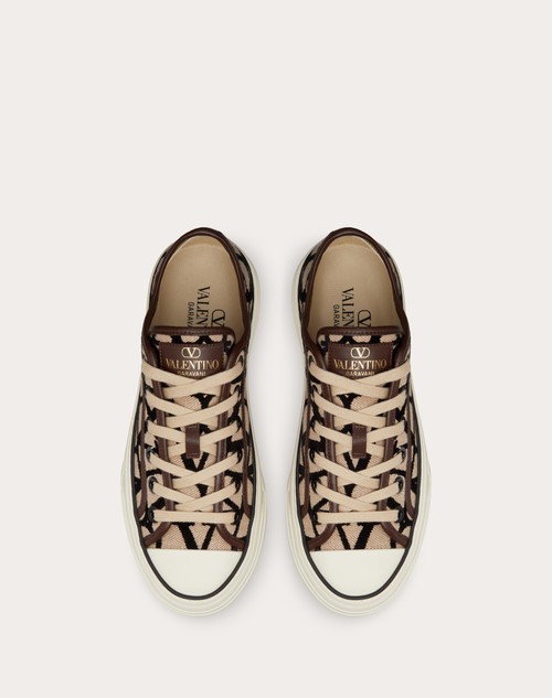 Red Valentino SNEAKER TOTALOOP XL IN TOILE ICONOGRAPHE Offerta migliore